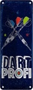 Blechschild 27x10 cm Dart Profi Dartpfeile
