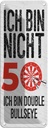 Blechschild 27x10 cm Dart bin nicht 50 Double Bullseye Spruch Zitat