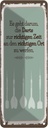 Blechschild 27x10 cm Darts zur richtigen Zeit werfen Spruch Zitat