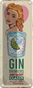 Blechschild 27x10 cm Gin Drinkers are sassy classy