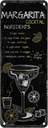 Blechschild 27x10 cm Margarita Cocktail Recipe