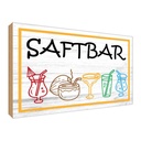 Holzschild 30x40 cm Saftbar