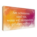 Holzschild 30x40 cm am schönsten sind wir wenn wir