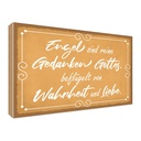 Holzschild 30x40 cm Engel sind Gedanken Gottes Spruch Zitat