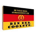 Holzschild 30x40 cm so viele Ossis bin der coolste Dekoration