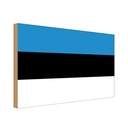 Holzschild 30x40 cm Estlands Estonia Flagge Fahne Wappen