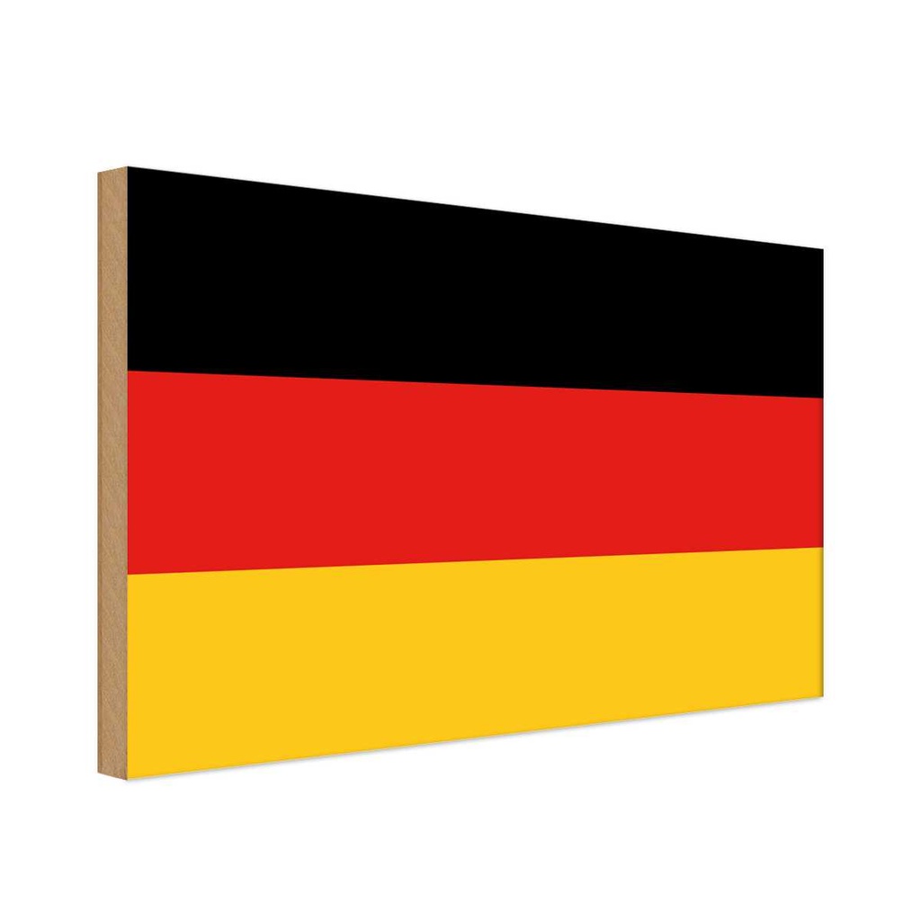 Holzschild 30x40 cm Deutschlands Germany Flagge Fahne Wappen
