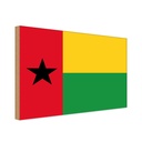 Holzschild 30x40 cm Guinea-Bissaus Guinea-Bissau Flagge Fahne Wappen
