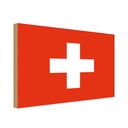 Holzschild 30x40 cm Schweiz Switzerland Flagge Fahne Wappen