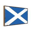 Holzschild 30x40 cm Schottlands Retro Scotland Flagge Fahne Wappen