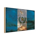 Holzschild 30x40 cm Guatemala Flagge Fahne Wappen