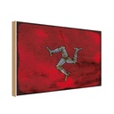 Holzschild 30x40 cm Isle of Man Dekoration