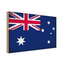 Holzschild 30x40 cm Australien Australia Flagge Fahne Wappen