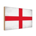 Holzschild 30x40 cm England Flagge Fahne Wappen