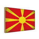Holzschild 30x40 cm Mazedonien Macedonia Europa