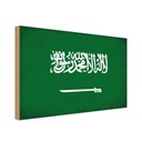 Holzschild 30x40 cm Saudi-Arabien Arabia Dekoration
