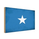 Holzschild 30x40 cm Somalia Flagge Fahne Wappen
