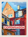 Holzschild 40x30 cm Copenhagen Denmark altes Haus Bildmotiv Reisemotiv Straße Stadt