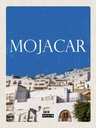Holzschild 40x30 cm Retro Mojacar Spain Spanien Himmel Bildmotiv Reisemotiv Europa