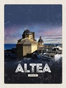 Holzschild 40x30 cm Retro Altea Spain Spanien Poster Bildmotiv Reisemotiv Europa