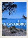 Holzschild 40x30 cm Retro Le Lavandou France Bildmotiv Reisemotiv Europa