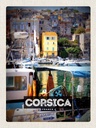 Holzschild 40x30 cm Corsica France Urlaubsort Meer Bildmotiv Reisemotiv Europa
