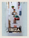 Holzschild 40x30 cm Ibiza SpainMeer Bildmotiv Reisemotiv Straße Stadt