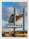 Holzschild 40x30 cm Bordeaux France Hubbrücke Tourismus Bildmotiv Reisemotiv Abenteuer Reisen