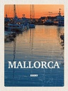 Holzschild 40x30 cm Mallorca Spain Sonnenuntergang Bildmotiv Reisemotiv Abenteuer Reisen