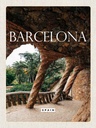 Holzschild 40x30 cm Barcelona Spanien Natur Park Bildmotiv Reisemotiv Straße Stadt