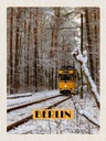 Holzschild 40x30 cm Berlin Deutschland Schnee Reise Bildmotiv Reisemotiv Abenteuer Reisen