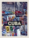Holzschild 40x30 cm Cuba Karibik Freiheit Stadt Gemälde Bildmotiv Reisemotiv Abenteuer Reisen