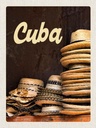 Holzschild 40x30 cm Cuba Karibik HutFerien Bildmotiv Reisemotiv Amerika USA