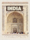 Holzschild 40x30 cm Indien Moschee Eingang Islam Menschen Bildmotiv Reisemotiv Abenteuer Reisen