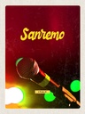 Holzschild 40x30 cm Sanremo Italien Musik Band Auftritt Bildmotiv Reisemotiv Europa