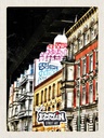 Holzschild 40x30 cm Berlin Deutschland Graffiti Stret Art Bildmotiv Reisemotiv Abenteuer Reisen