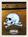 Holzschild 40x30 cm Berlin Graffiti Totenkopf Street Art Bildmotiv Reisemotiv Abenteuer Reisen