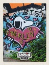 Holzschild 40x30 cm Berlin Liebe Graffiti Kunst Street Art Bildmotiv Reisemotiv Abenteuer Reisen