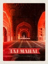 Holzschild 40x30 cm Indien Taj Mahal innen Flur Bildmotiv Reisemotiv Tier Haustier