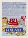 Holzschild 40x30 cm Finnland Waihnachten Yötä Jouluun Bildmotiv Reisemotiv Europa