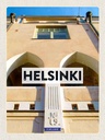 Holzschild 40x30 cm Helsinki Finnland Gebäude Bildmotiv Reisemotiv Straße Stadt