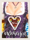 Holzschild 40x30 cm Oktoberfest München Dirndl Brezel Deutschland
