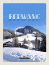 Holzschild 40x30 cm Berwang Österreich Schnee Skiurlaub Bildmotiv Reisemotiv Abenteuer Reisen