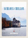 Holzschild 40x30 cm Ausblick auf Schloss Chillon Genfersee Bildmotiv Reisemotiv Abenteuer Reisen
