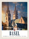 Holzschild 40x30 cm Basel Schweiz Kirche Architekur Bildmotiv Reisemotiv Abenteuer Reisen