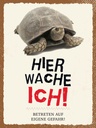 Holzschild 40x30 cm kröte hier wache eigene Gefahr Spruch Zitat