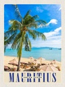 Holzschild 40x30 cm Mauritius Indischer Ozean Insel Bildmotiv Reisemotiv Abenteuer Reisen