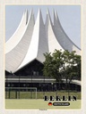 Holzschild 40x30 cm Berlin Deutschland Tempodrom Bildmotiv Reisemotiv