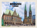 Holzschild 30x40 cm Bremen Deutschland Rathaus Bildmotiv Reisemotiv Straße Stadt