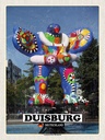 Holzschild 40x30 cm Duisburg Lebensretter-Brunnen Straße Stadt